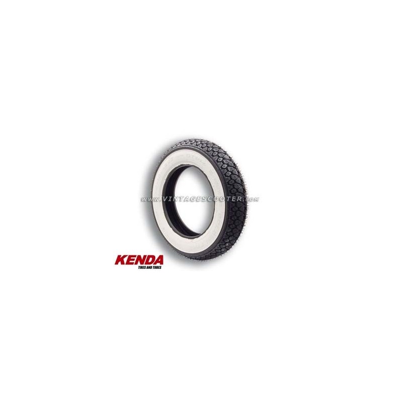 Pneu Kenda Flanc blanc profil S83 3,50x10 Vespa 